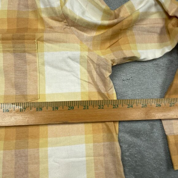 Weatherproof Vintage Womens L Flannel Plaid Button-Up Shirt a1620 - Picture 7 of 11